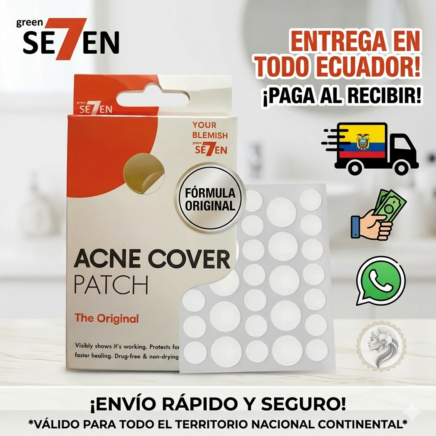 STIKER PARA EL ACNE