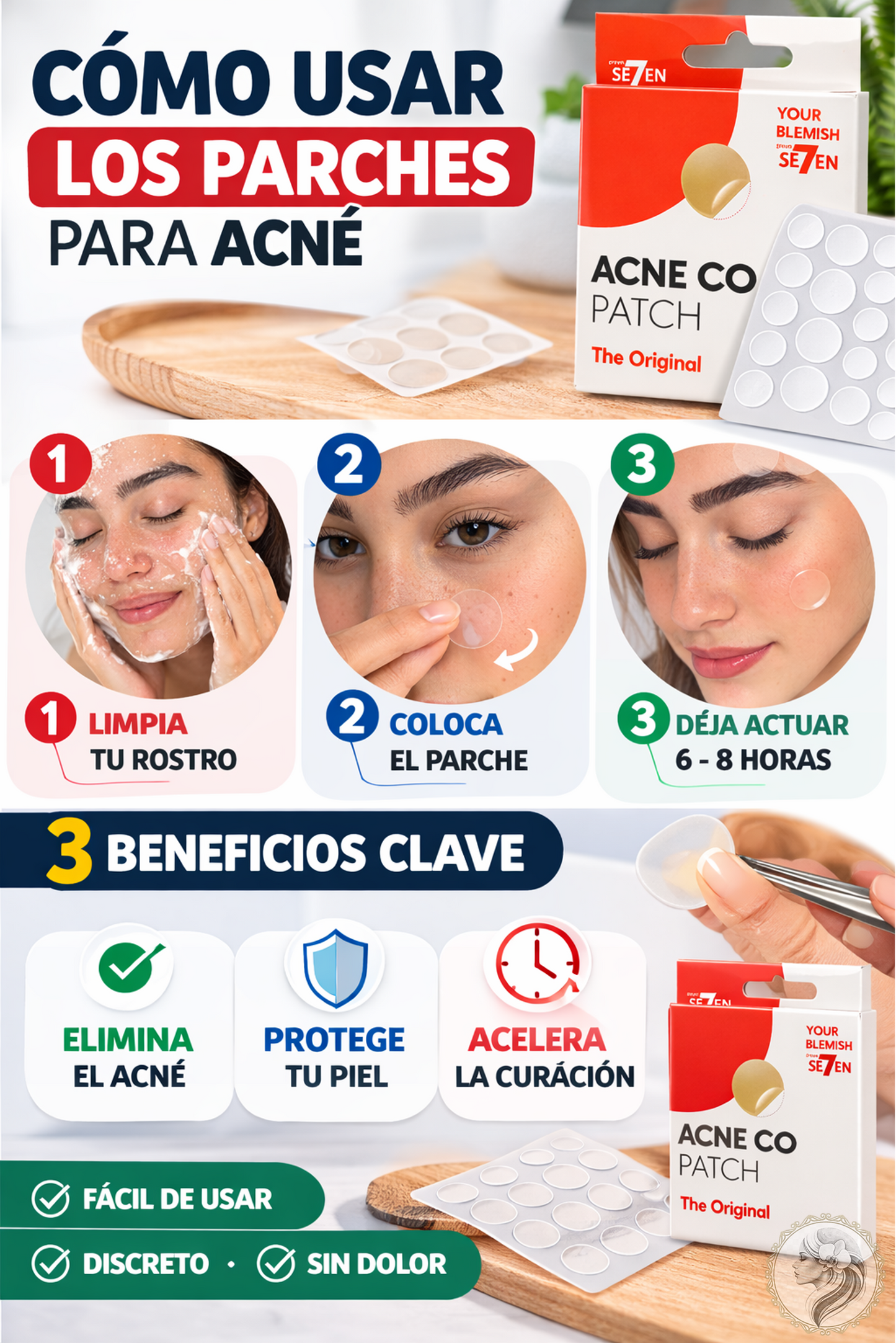 STIKER PARA EL ACNE