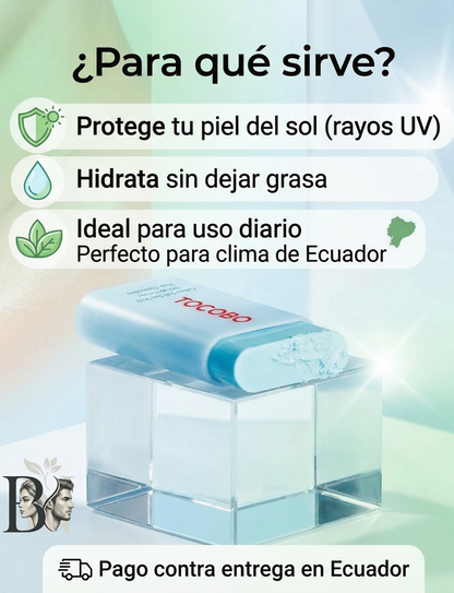SPF Mágico en Barra. Absorción rápida. Cero grasa. Máxima protección. PRODUCTO EN TENDENCIA