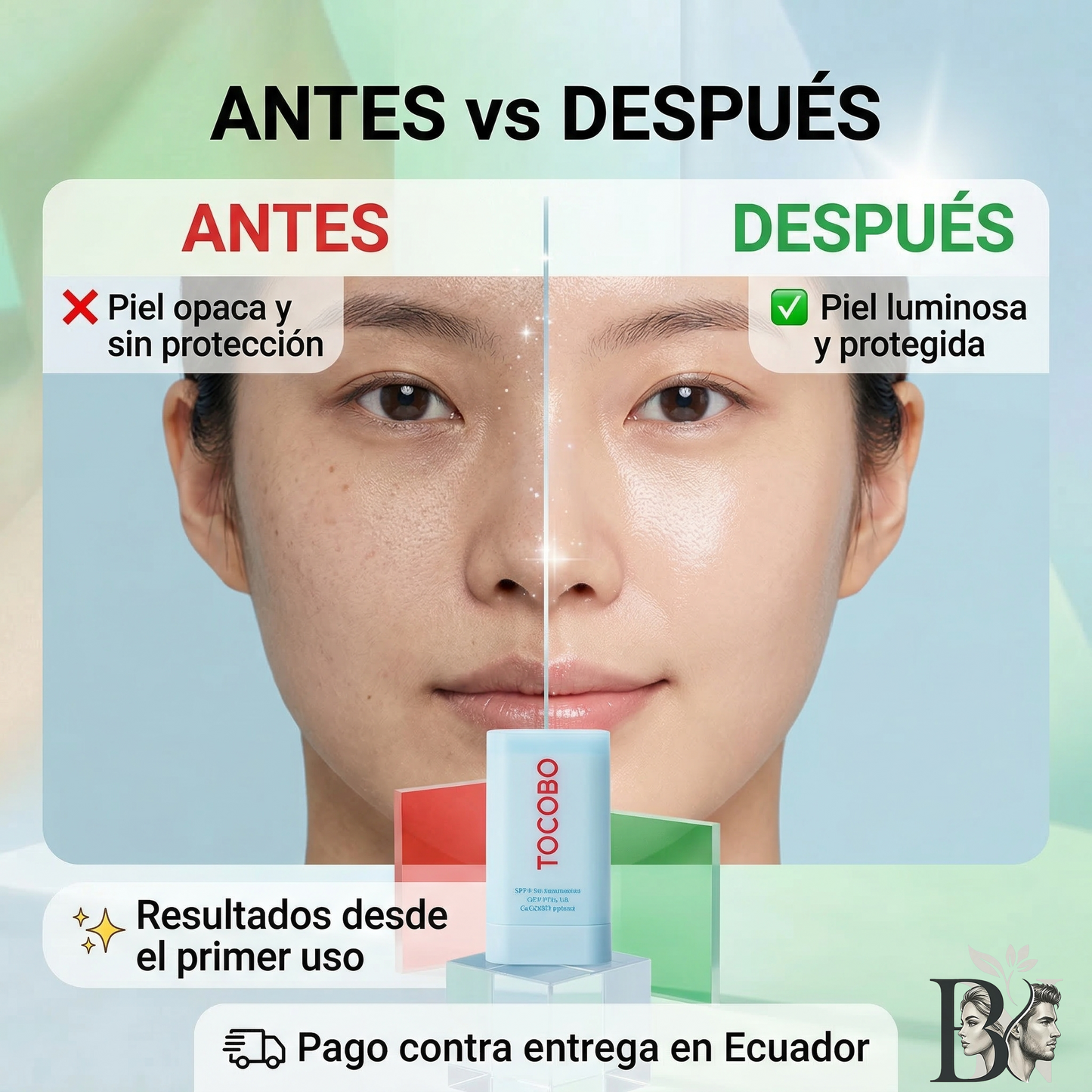 SPF Mágico en Barra. Absorción rápida. Cero grasa. Máxima protección. PRODUCTO EN TENDENCIA