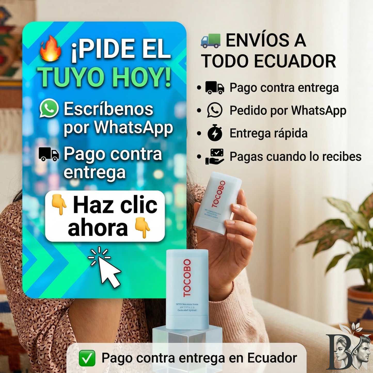 SPF Mágico en Barra. Absorción rápida. Cero grasa. Máxima protección. PRODUCTO EN TENDENCIA